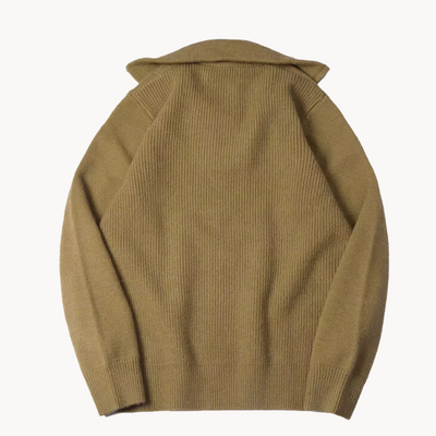 Giannini Classic Ribbed Sweater With Zipper