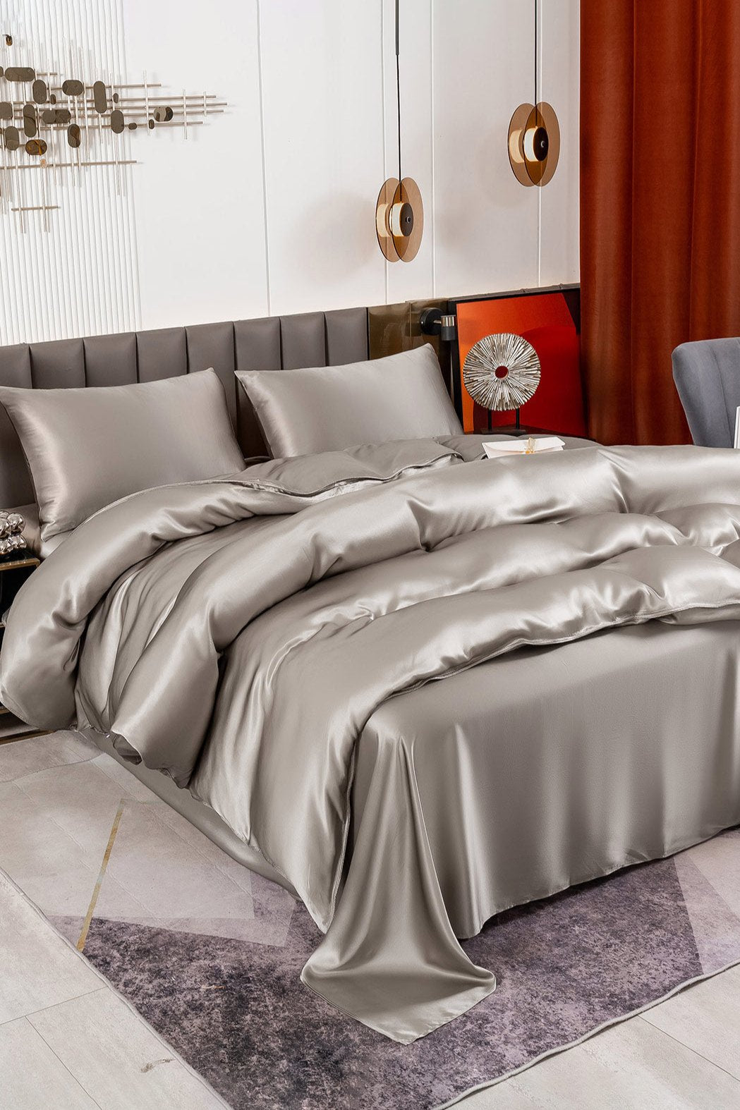 Canadily Home™- Pure Silk Bedding Set