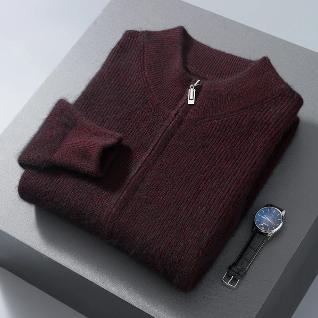 Anderson Premium Wool Zip Sweater