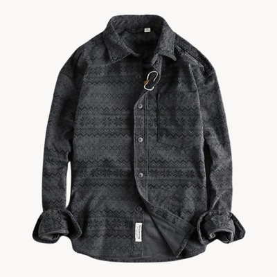 Lino - Cotton Printed Long Sleeve Shirt