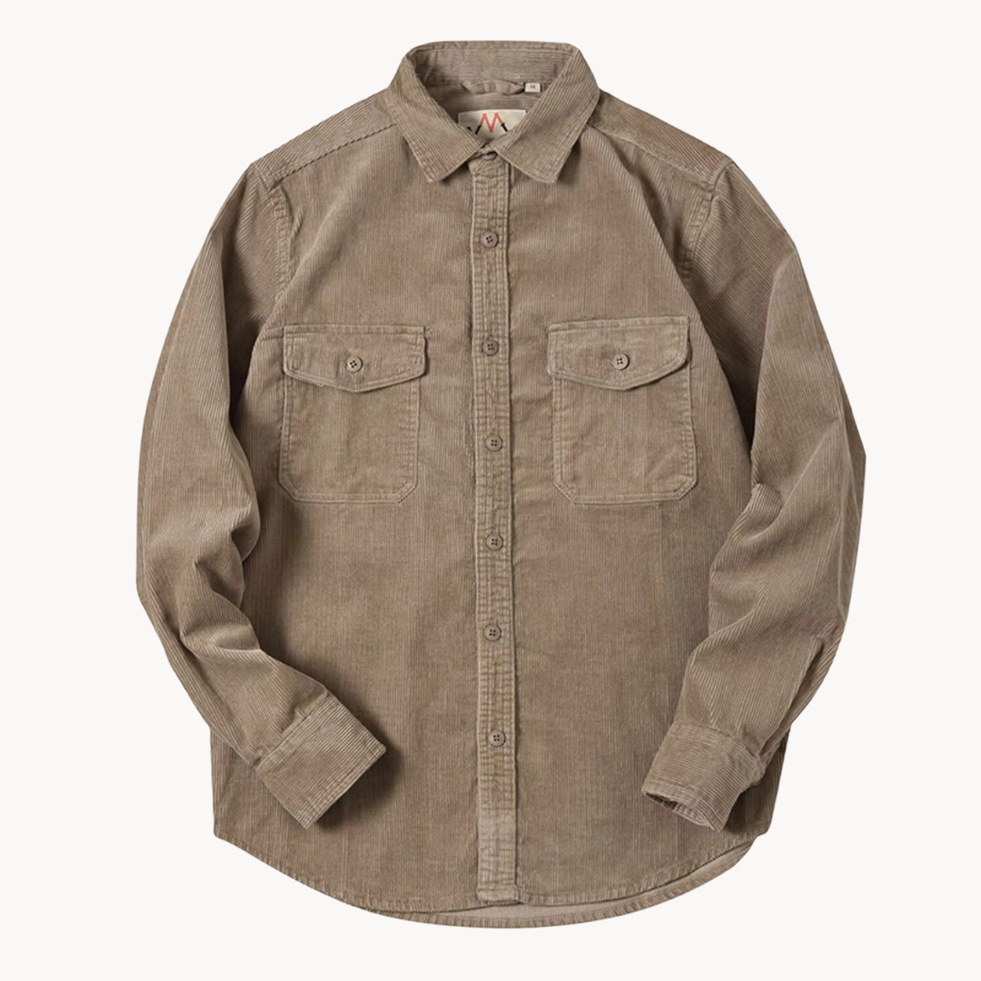 Quade cotton corduroy shirt