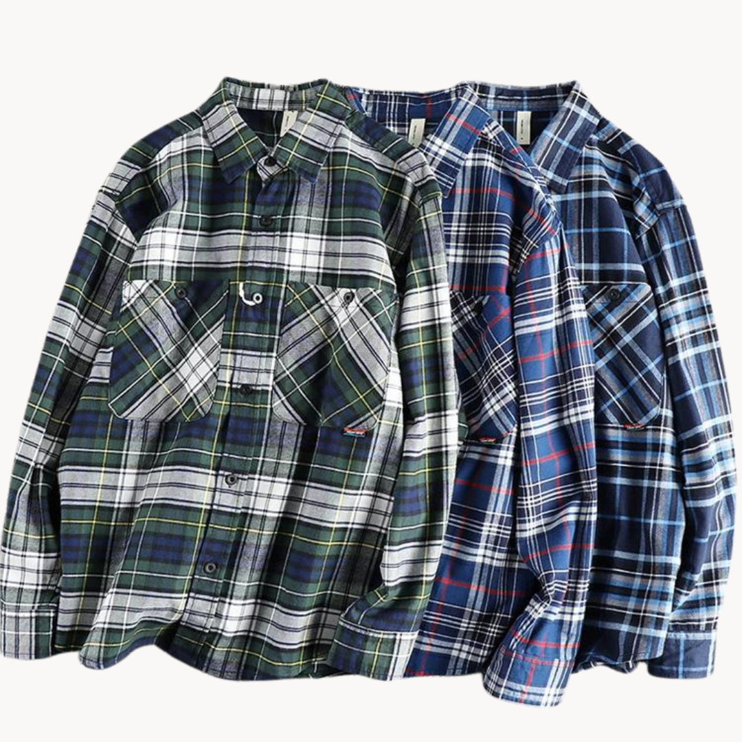 Jester - Longsleeve Cotton Flannel Shirt