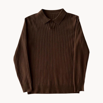 Noah - Luxury V-neck jacquard shirt