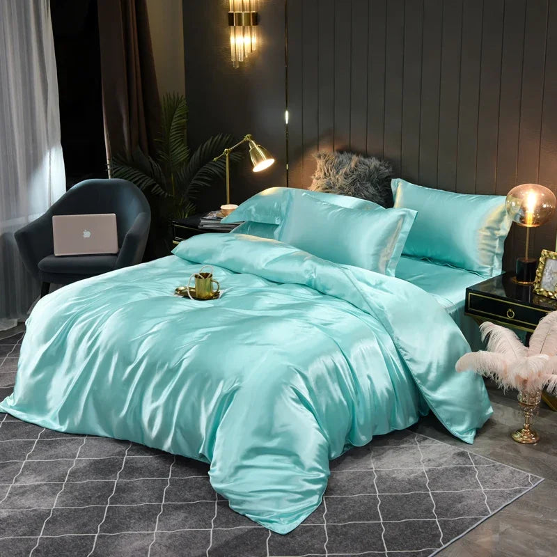 Canadily Home™- Pure Silk Bedding Set