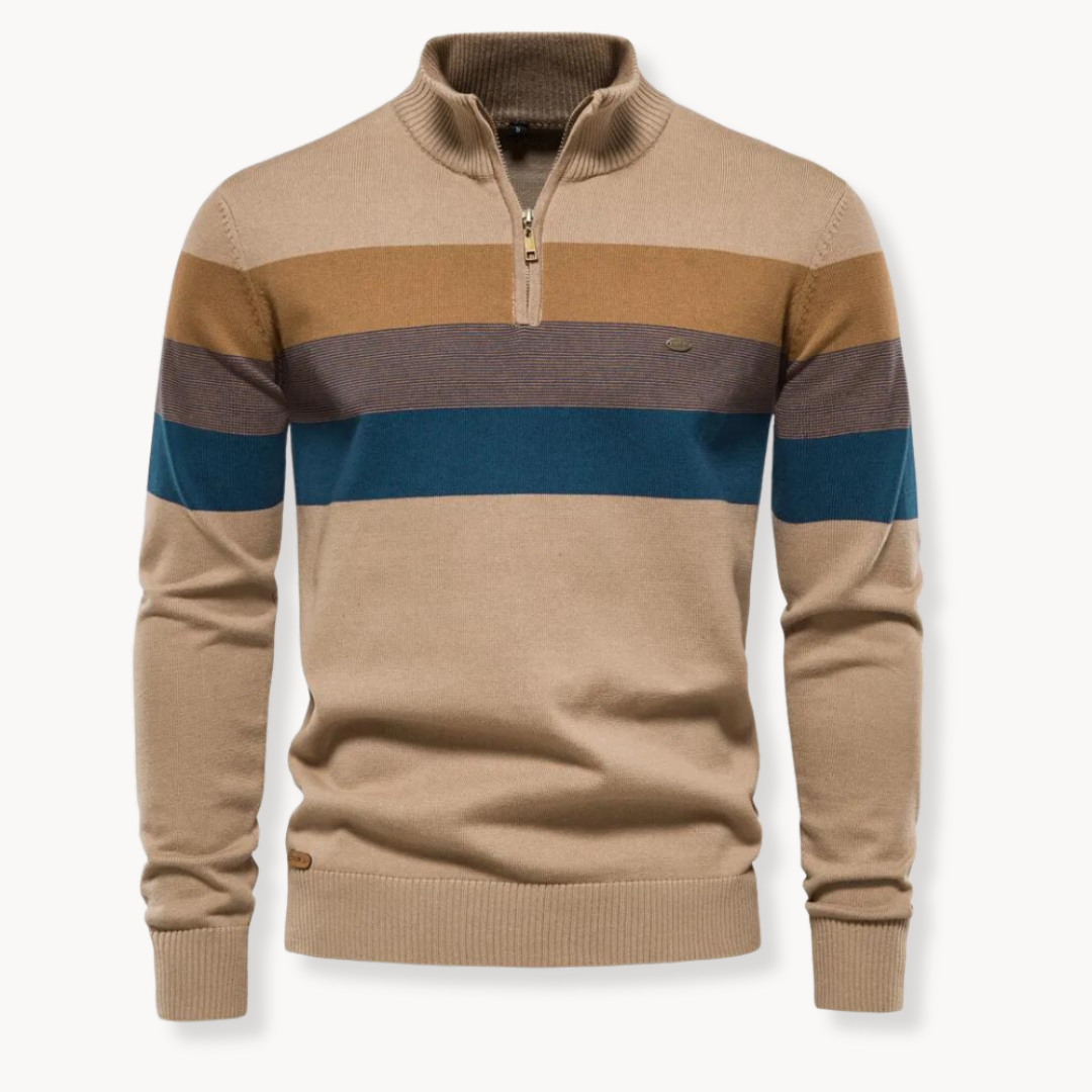 Tomson Quarter Zip Sweater