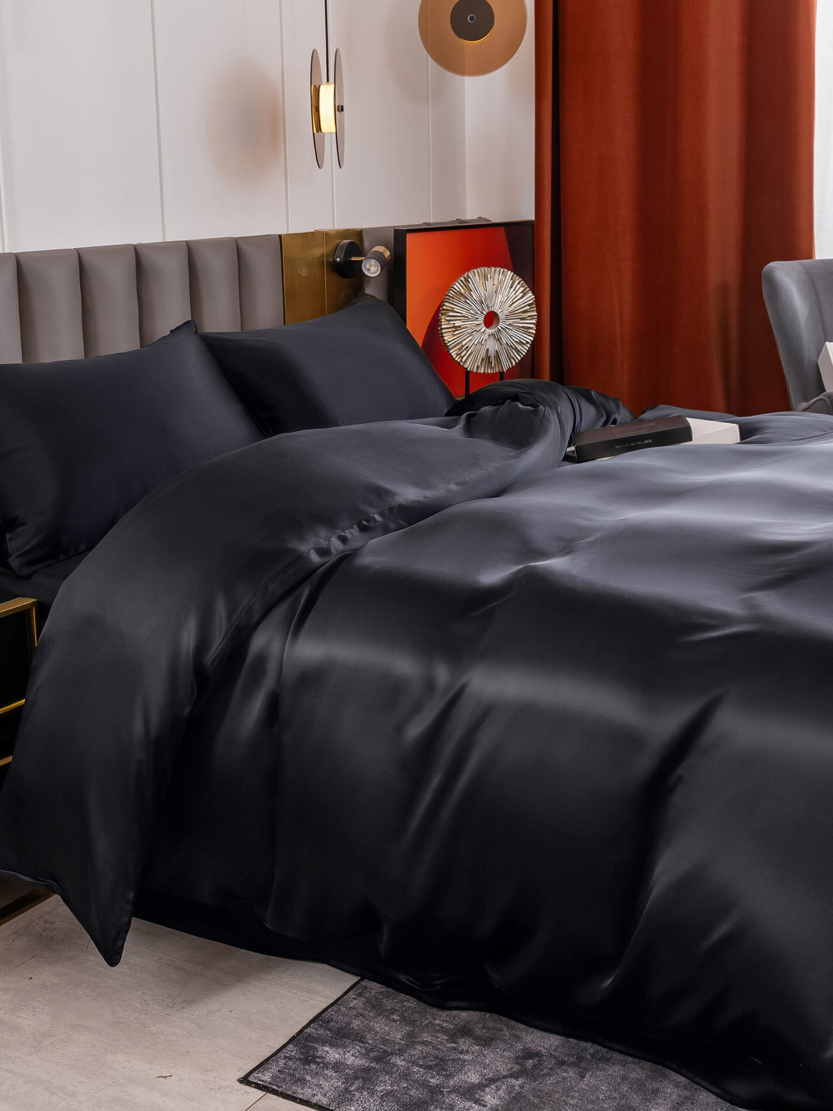 Canadily Home™- Pure Silk Bedding Set