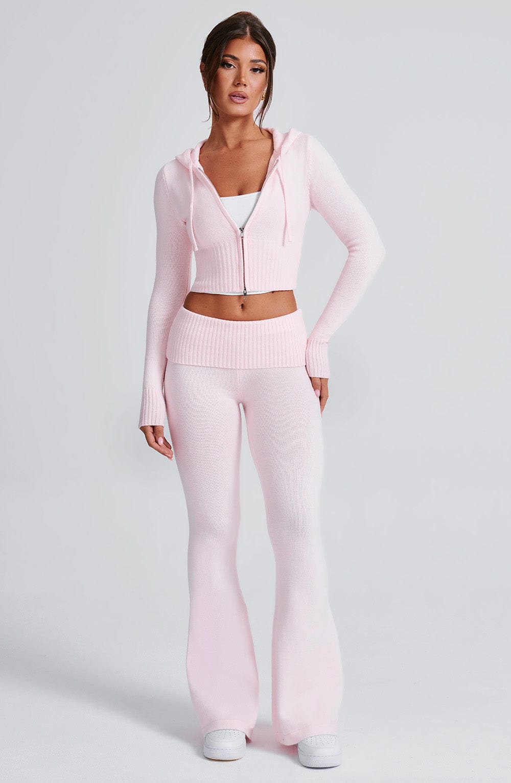 Kelly - Pink Knitted Sweatsuit