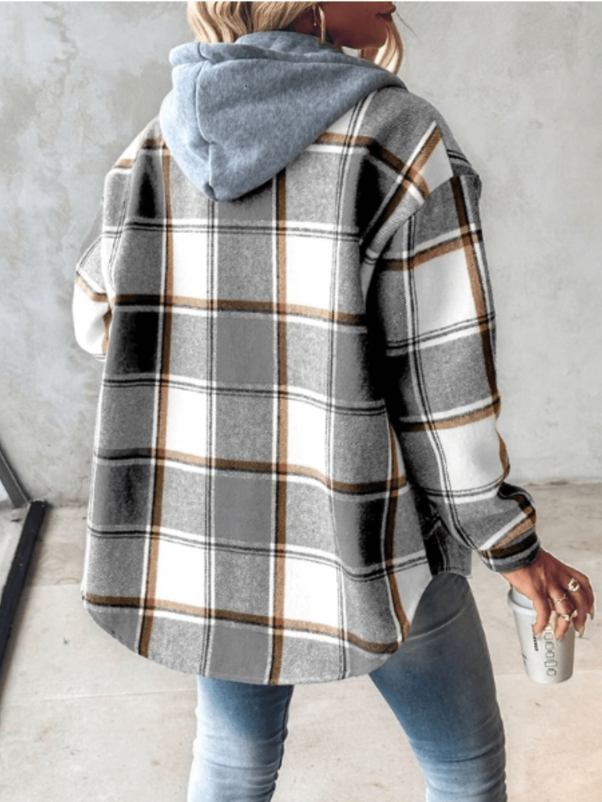 Lynn - Womens Fleece Plaid Shirt