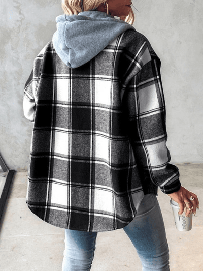 Lynn - Womens Fleece Plaid Shirt