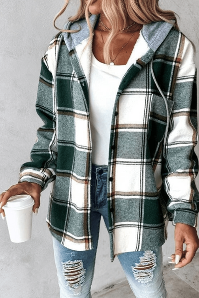 Lynn - Womens Fleece Plaid Shirt